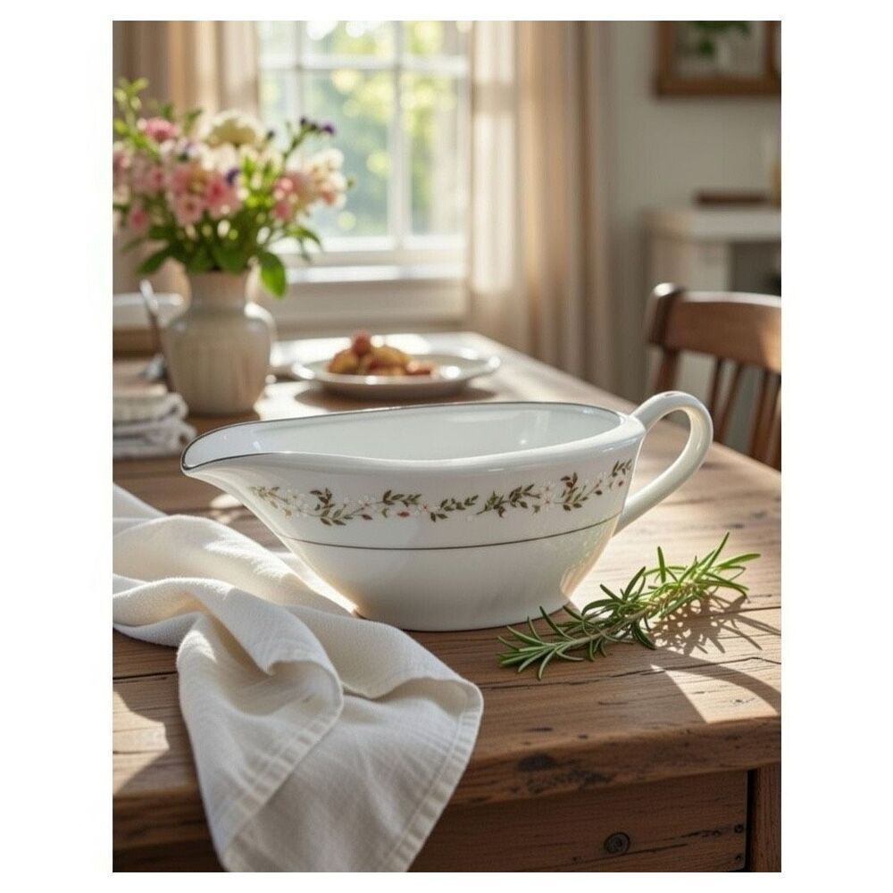 Fine China M Wesseley Sugar Bowl W/ Lid 3907 Japan White Floral Garden Tea Set